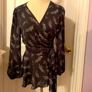 LOFT Wrap Blouse